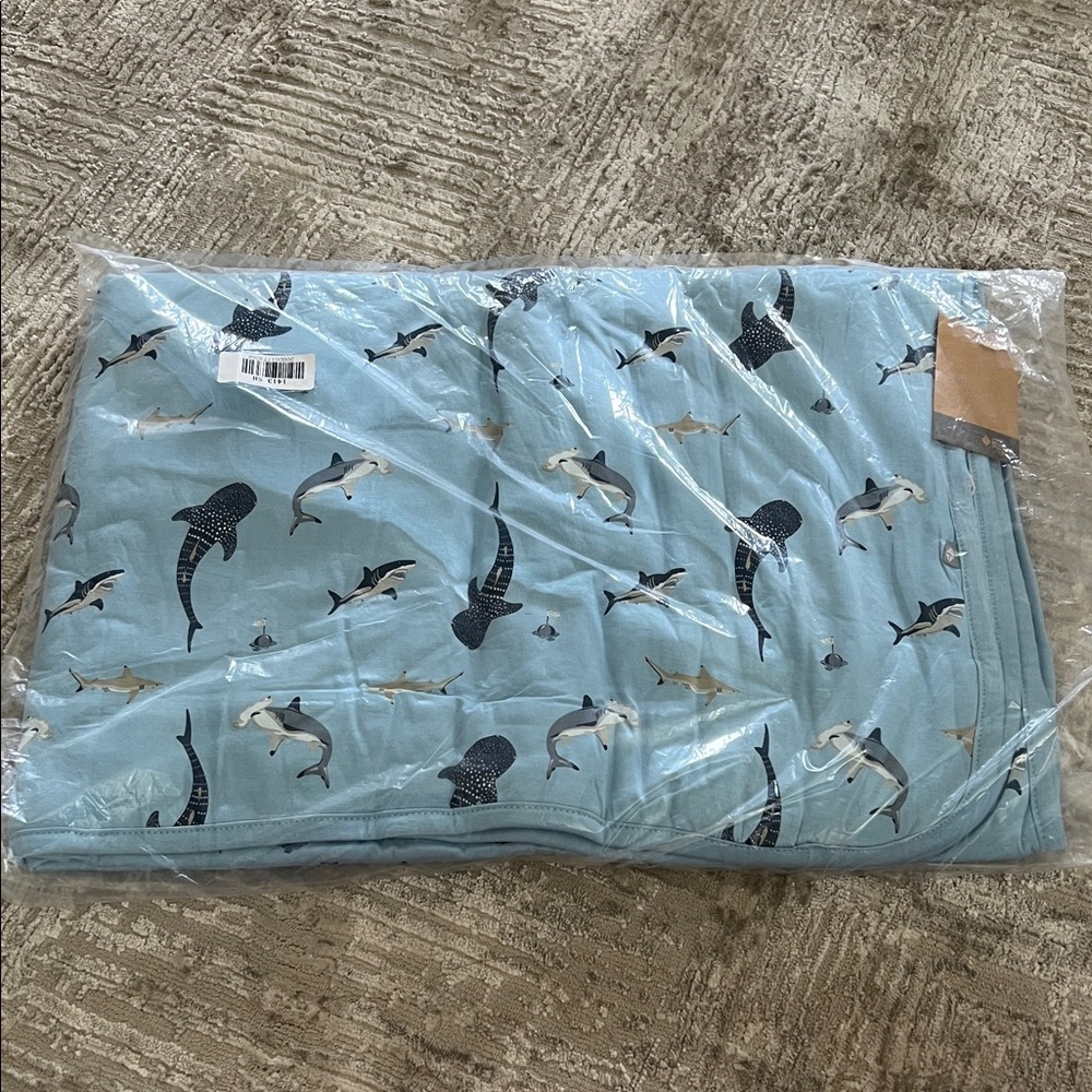 Kyte BABY Stream Shark Toddler Blanket